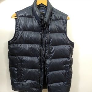 J. Crew Down Vest Navy